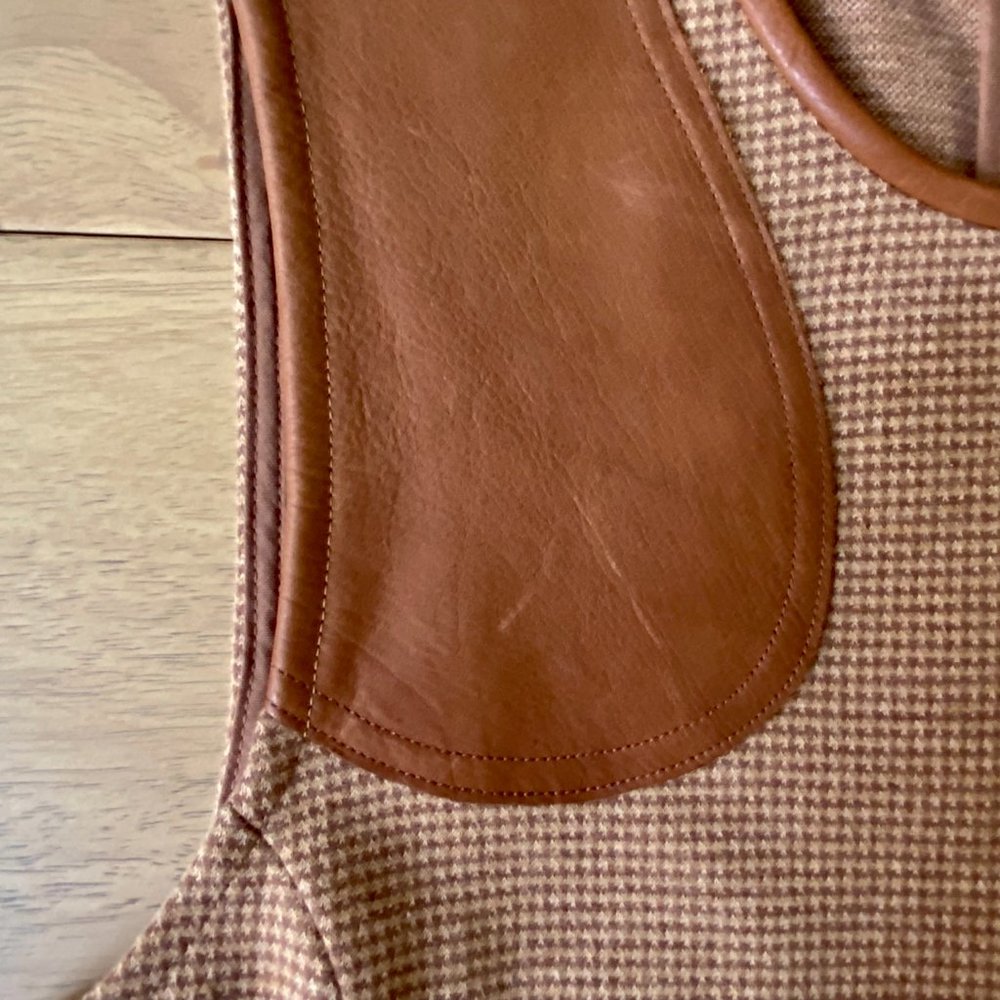 Vintage XS Ralph Lauren Houndstooth Shift Dress - Picture 4 of 9